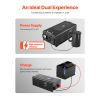 Pure Sine Wave Inverter Charger, 6000 Watt, DC 48V to AC 120V Power Inverter with LCD Display, Remote Control
