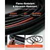 50FT Solar Panel Extension Cable, 10 AWG, Solar Panel Wire with Flame Retardant Protective Sleeving, Female and Male Connectors