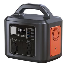 600W Power Station,538.7Wh 145600mAh Solar Generator For Outdoor Camping, Home Backup,Power Outages,No Solar Panel (Option: 600W)